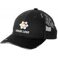20-C600, One Size, Black/Black, Front Center, Your Logo + Gear.
